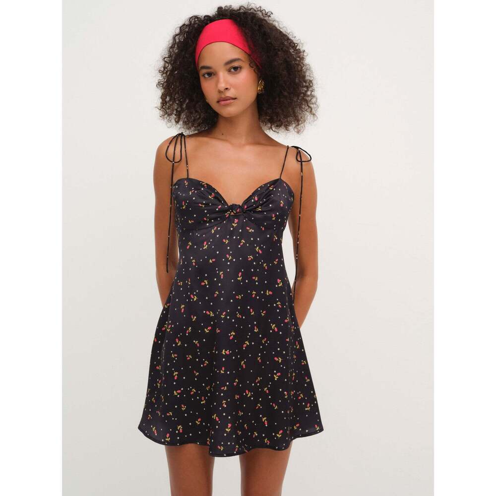 For Love & Lemons Adira Mini Dress XS / Black